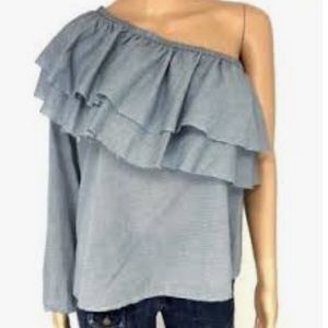 Chan Luu lexington one shoulder top